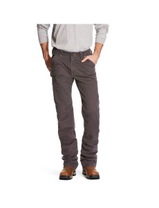 Pantalones Ariat Rebar M4 Relaxed DuraStretch Washed Twill Dungaree Boot Cut Hombre Gris | LHDM53981