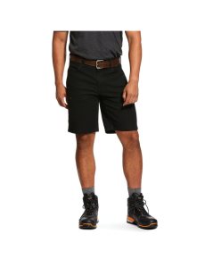 Pantalones Cortos Ariat Rebar DuraStretch Made Tough Hombre Negras | MROF57396