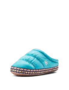 Pantuflas Ariat Crius Clog Niños Turquesa | WUAJ14678