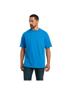 Ropa De Trabajo Ariat Rebar Algodon Strong T Shirts Hombre Multicolor | EXTL19805