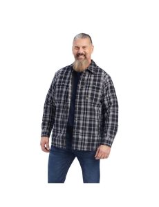 Ropa De Trabajo Ariat Rebar DuraStretch Flannel Insulated Shirts Jackets Hombre Negras | SUDF74528