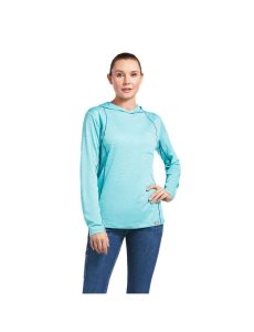 Ropa De Trabajo Ariat Rebar Evolution Encapuchado Sun T Shirts Mujer Multicolor | HWBN92830