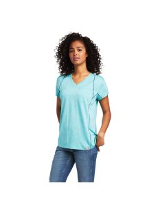 Ropa De Trabajo Ariat Rebar Evolution T Shirts Mujer Multicolor | EKQH54027