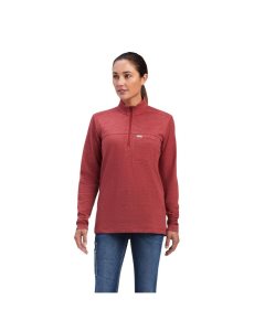 Ropa De Trabajo Ariat Rebar Foundation 1/4 Zip Shirts Mujer Multicolor | UVJK53617