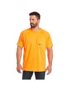 Ropa De Trabajo Ariat Rebar Heat Fighter T Shirts Hombre Naranjas | OFEL72195