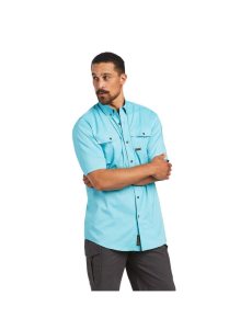 Ropa De Trabajo Ariat Rebar Made Tough VentTEK DuraStretch Trabajo Shirts Hombre Multicolor | RTVQ21069