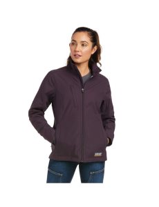 Ropa De Trabajo Ariat Rebar Stretch Lona Softshell Jackets Mujer Moradas | AFXO42861