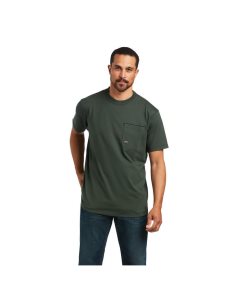 Ropa De Trabajo Ariat Rebar Workman T Shirts Hombre Multicolor | LAMB24058