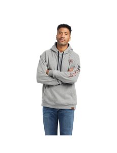 Sudadera Con Capucha Ariat Estampadas Chimayo Hombre Gris | NCHS53260