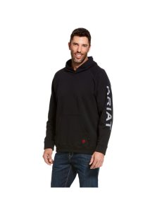 Sudadera Con Capucha Ariat FR Primo Fleece Logo Hombre Negras | OXCJ84905