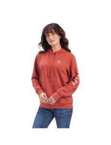 Sudadera Con Capucha Ariat REAL Classic Arm Logo Mujer Multicolor | SFIC91246