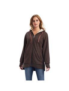 Sudadera Con Capucha Ariat REAL Sherpa Forro Long Full Zip Mujer Multicolor | PCMR07519