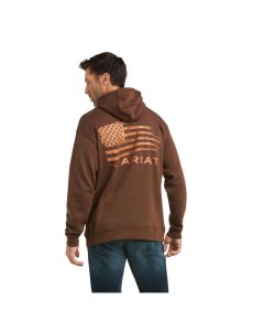 Sudaderas Ariat Patriot 2.0 Hombre Marrones Marrones | QDEL91064