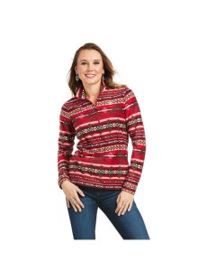 Sudaderas Ariat Printed Fleece 1/4 Zip Mujer Multicolor | JGSM07481