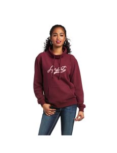 Sudaderas Ariat REAL Logo Script Cowl Mujer Multicolor | VOIR69470