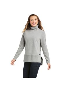 Suéteres Ariat REAL Funnel Mujer Gris | XOBR83402