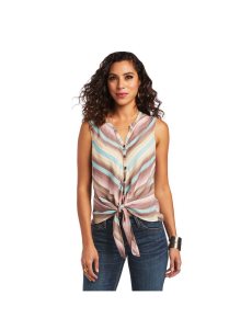 Tops Ariat Baja Tank Mujer Rayadas | HSED92603