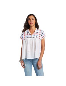 Tops Ariat Billie Tunic Mujer Blancas | RXJM68297