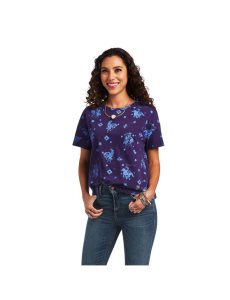 Tops Ariat Bluegrass Tee Mujer Multicolor | BWXU47125