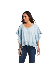 Tops Ariat Eden Mujer Azules Claro | ZUJC80761