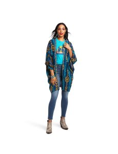 Tops Ariat Ella Kimono Wrap Mujer Multicolor | MZXW21794