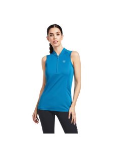 Tops Ariat Hailey 1/4 Zip Mujer Azules | VTQW16923