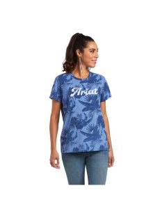 Tops Ariat REAL Island Tee Mujer Gris | NMUS83506