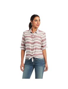 Tops Ariat REAL Rosewood Mujer Multicolor | YEVS32146