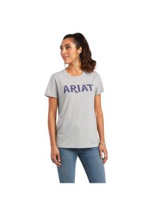 Tops Ariat REAL Tribal Lore Relaxed Tee Mujer Gris | RYZH71690