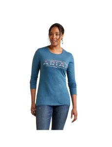 Tops Ariat Serape Estilo Mujer Gris Azules | BALK52098