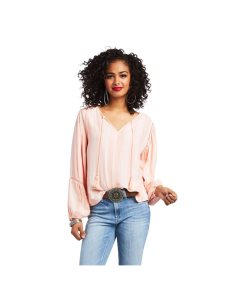 Tops Ariat Society Mujer Coral | KUQF01254