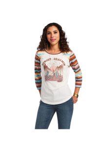 Tops Ariat Sunset Dreamin Tee Mujer Multicolor | JNTY53284