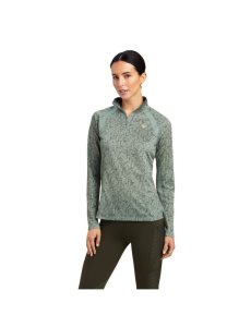 Tops Ariat Sunstopper 2.0 1/4 Zip Mujer Verde | FPZT09761