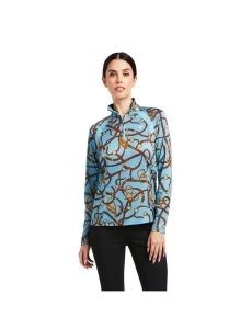 Tops Ariat Sunstopper 2.0 1/4 Zip Mujer Azules | NEAW05327