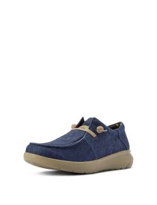 Zapatillas Ariat Hilo Stretch Encaje Hombre Azules | YCUT56379