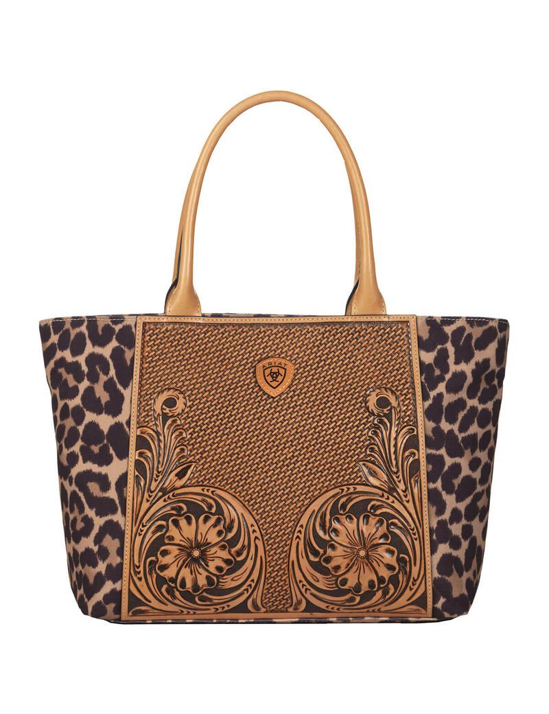 Bolsas Ariat Leopard tote Mujer Marrones | IPGC16875