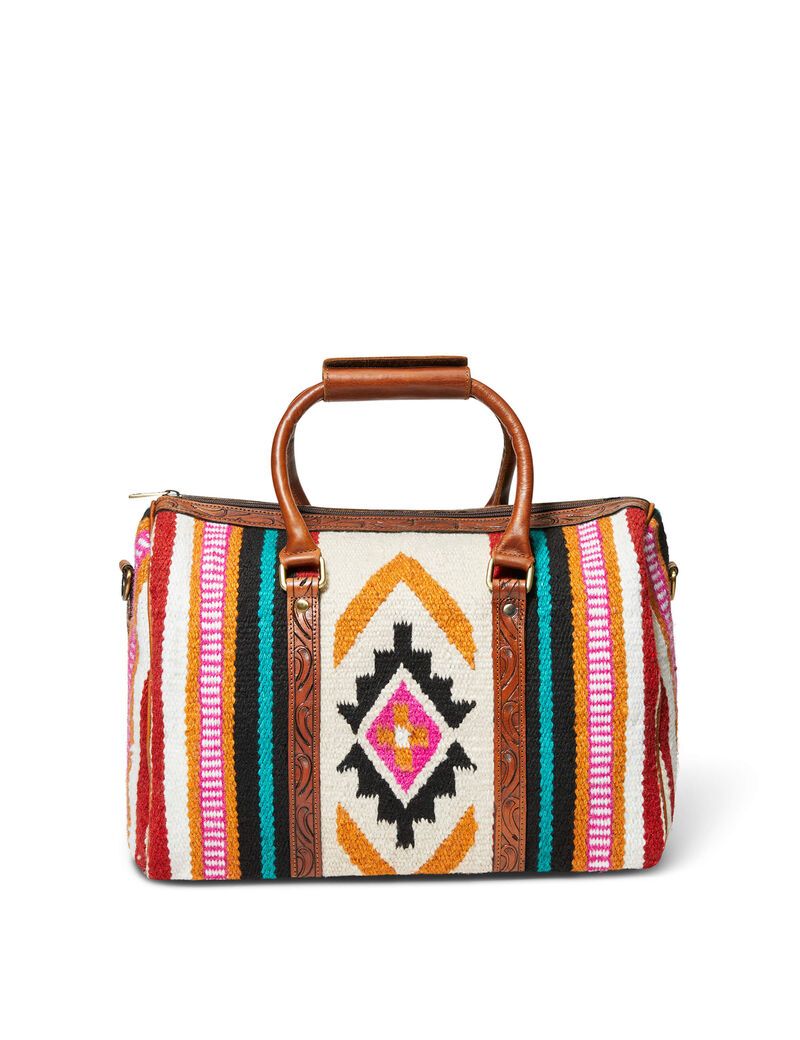 Bolsas Ariat Rug Woven Duffel Mujer Multicolor | NLBO30691