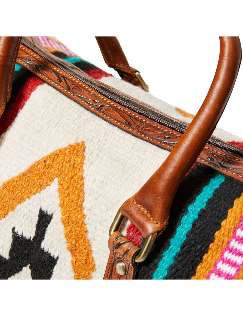 Bolsas Ariat Rug Woven Duffel Mujer Multicolor | NLBO30691