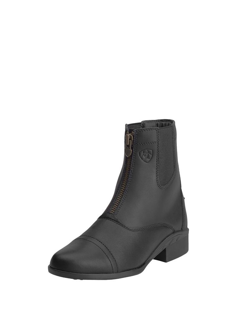 Botas De Montar A Caballo Ariat Scout Zip Paddock Mujer Negras | OTWH63807