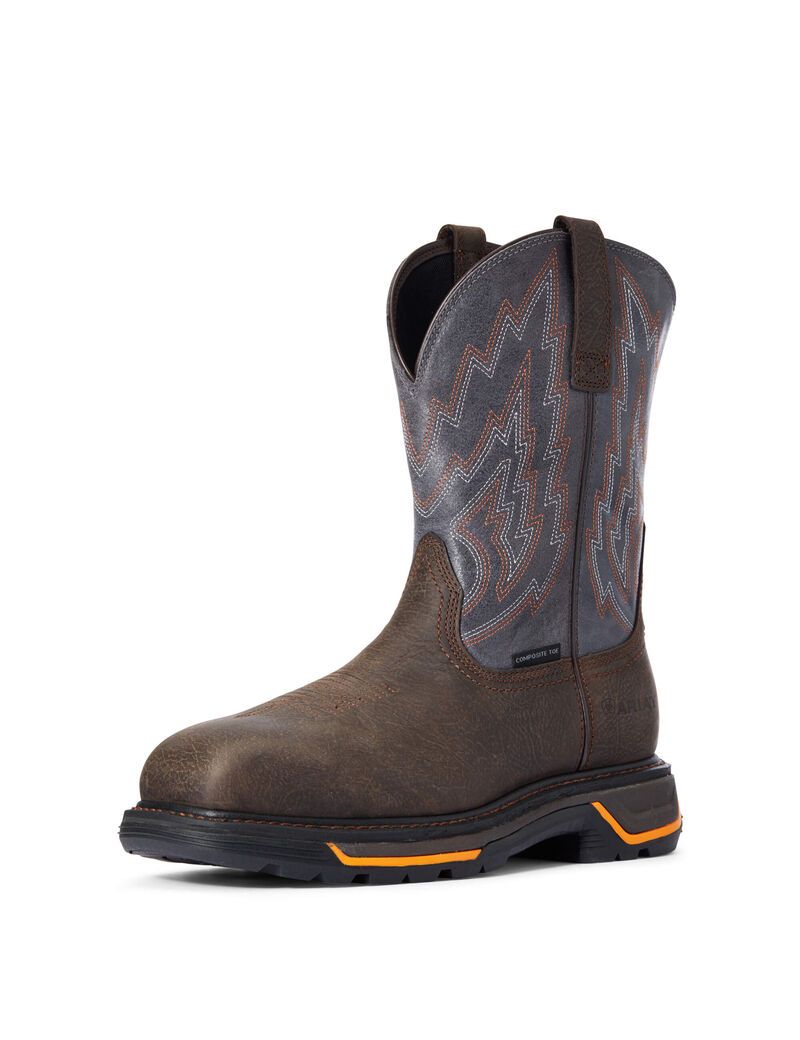 Botas De Trabajo Ariat Big Rig Composite Puntera Hombre Cafe | YMUB86413