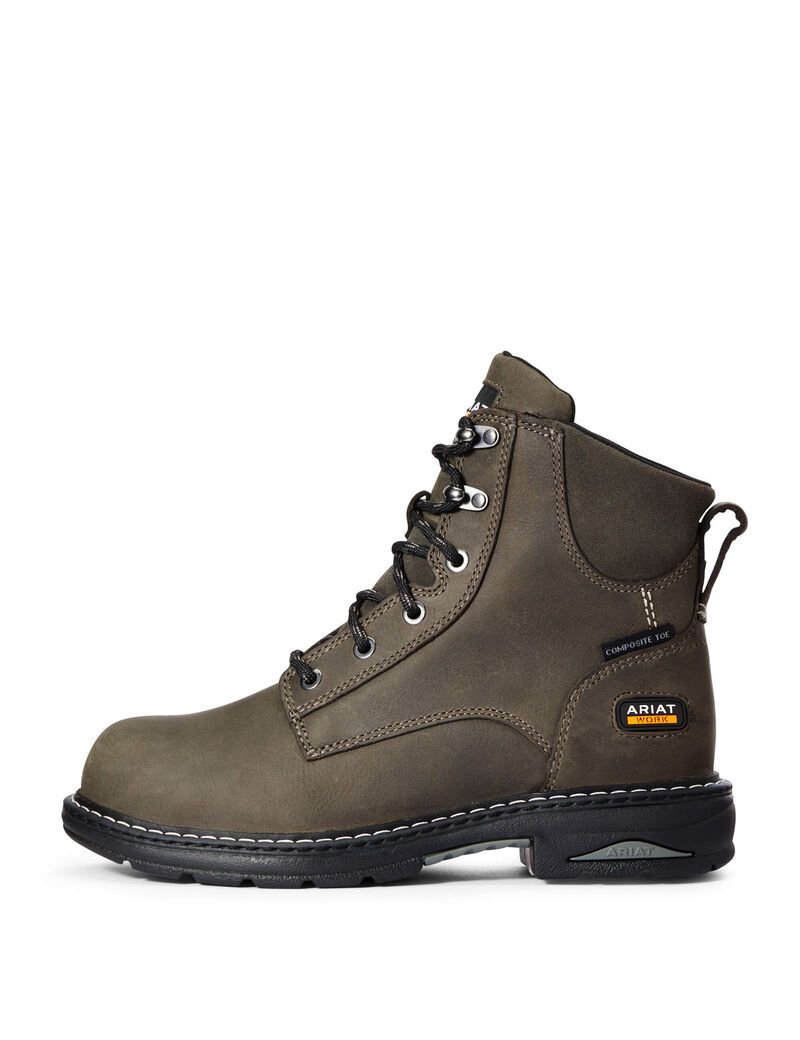 Botas De Trabajo Ariat Casey 6' Composite Puntera Mujer Gris | JUXM63948