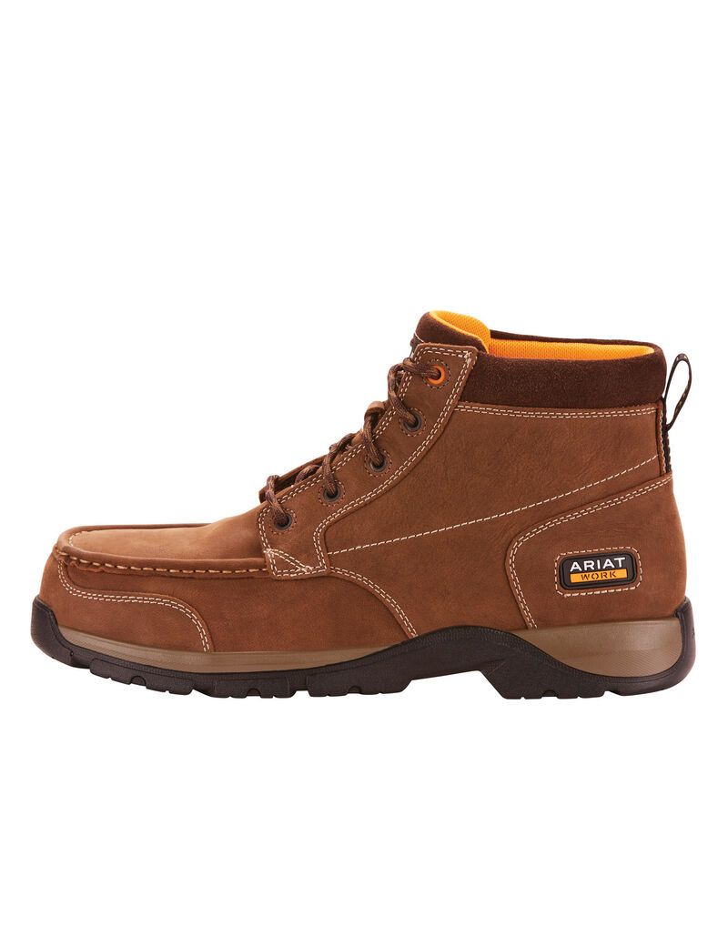 Botas De Trabajo Ariat Edge LTE Chukka Composite Puntera Hombre Marrones Oscuro | BKZH08965