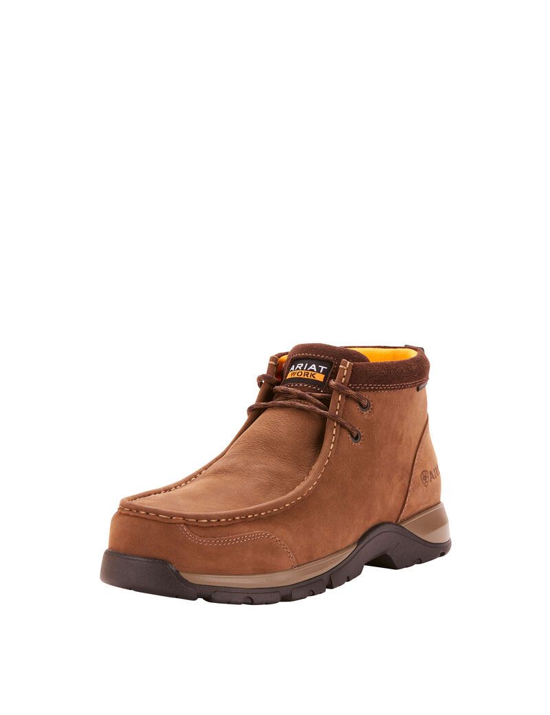 Botas De Trabajo Ariat Edge LTE Moc Composite Puntera Hombre Marrones Oscuro | ZLSY59703