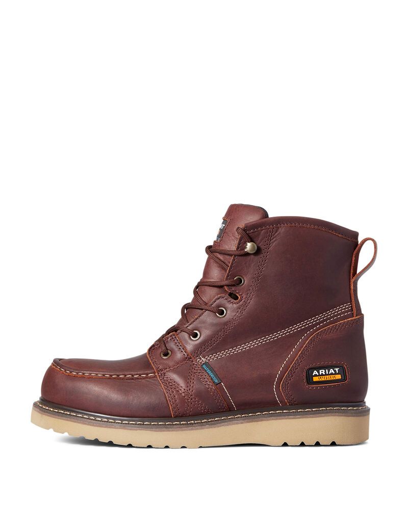 Botas De Trabajo Ariat Rebar Wedge Moc Puntera 6' Impermeables Hombre Cobra | ZOMB68439