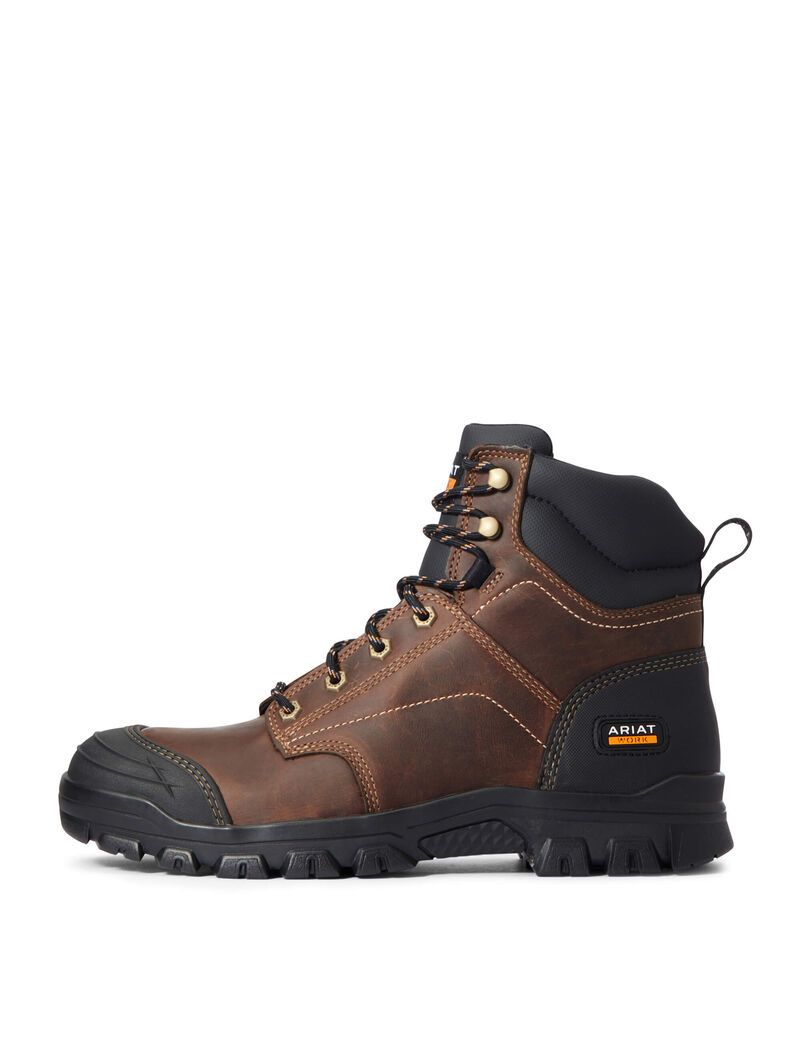 Botas De Trabajo Ariat Treadfast 6' Hombre Marrones | CWTS31708