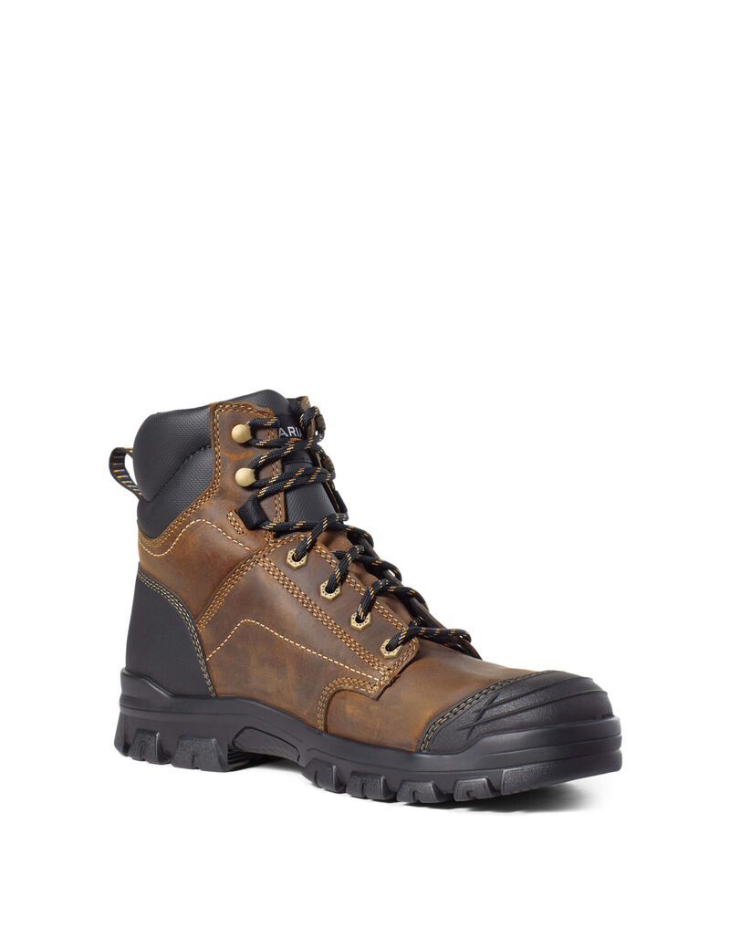 Botas De Trabajo Ariat Treadfast 6' Hombre Marrones | CWTS31708