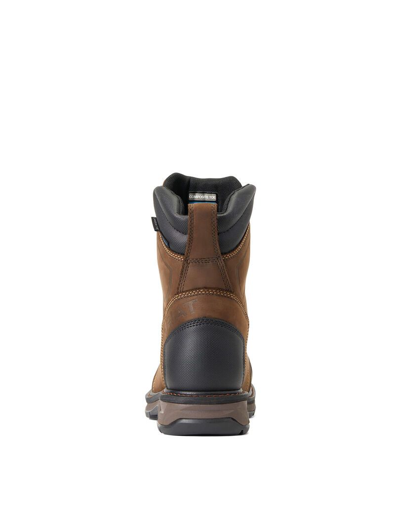 Botas De Trabajo Ariat WorkHog XT 8' BOA Impermeables Carbon Puntera Hombre Chocolate Marrones | YZIN50972