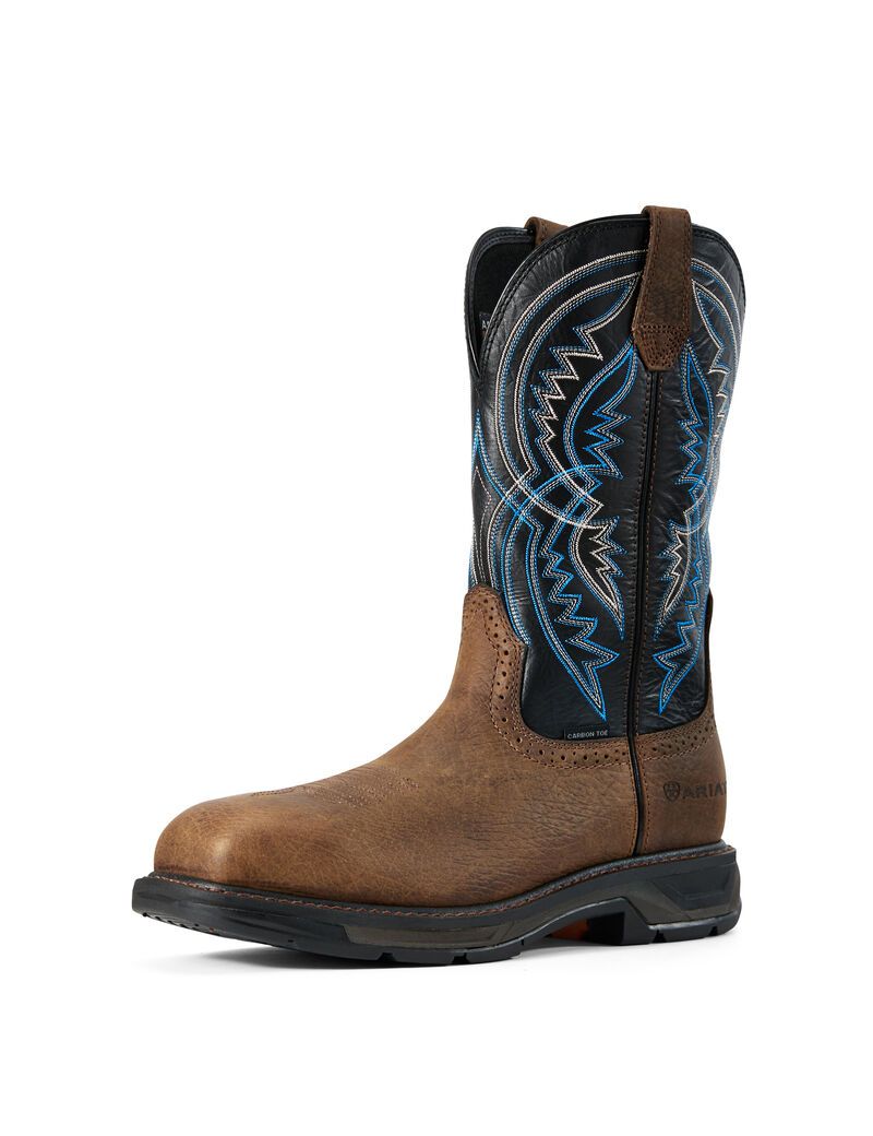 Botas De Trabajo Ariat WorkHog XT Coil Anchos Square Puntera Carbon Puntera Hombre Multicolor | RPIG45901