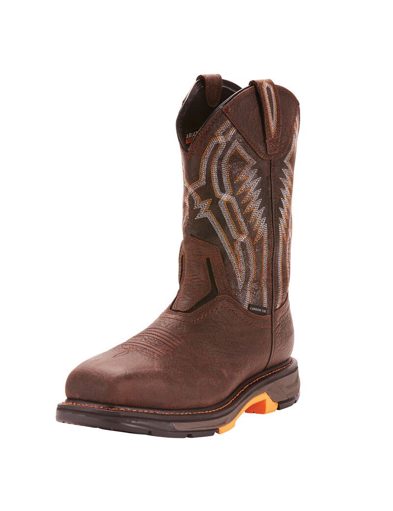 Botas De Trabajo Ariat WorkHog XT Dare Carbon Puntera Hombre Marrones | ODZC27103