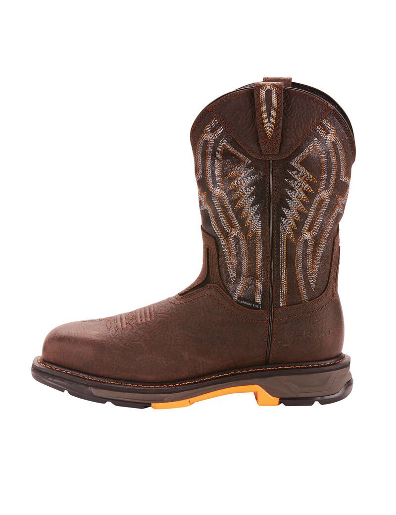 Botas De Trabajo Ariat WorkHog XT Dare Carbon Puntera Hombre Marrones | ODZC27103